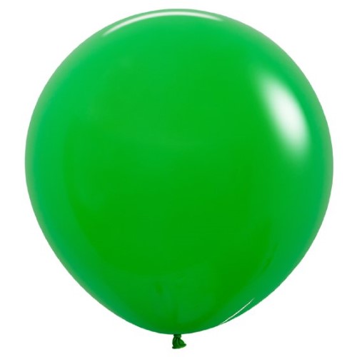 Ten 60cm shamrock green latex balloons for vibrant celebrations, perfect for parties and events.