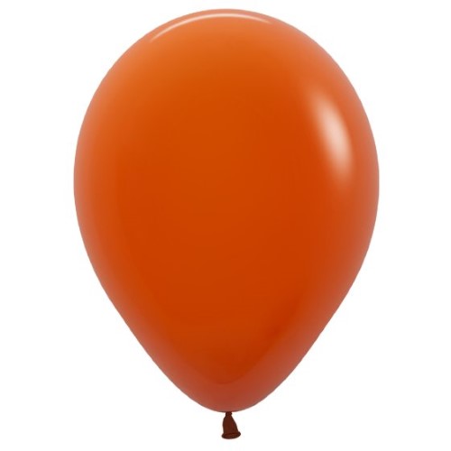 Sempertex 12cm Fashion Sunset Orange Latex Balloons- Pack of 50