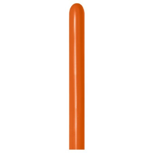 Sempertex 260T Fashion Sunset Orange Latex Balloons- Pack of 50