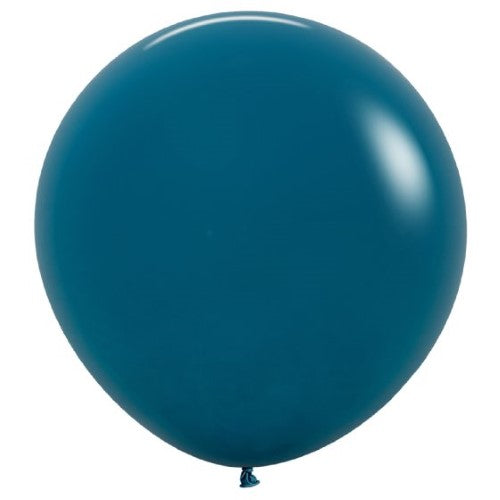 Sempertex 60cm Fashion Deep Teal Latex Balloons- Pack of 3