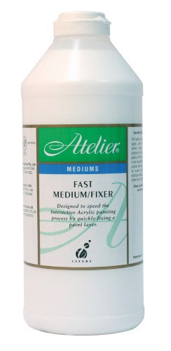 Acrylic Paint - Atelier Fast Medium 1 Litre, versatile paint for artists with adjustable drying time for blending and layering effects.