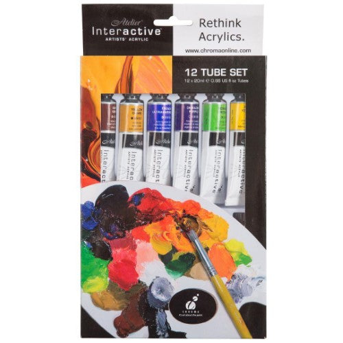 Acrylic Paint - Atelier Tube Set 12x20ml
