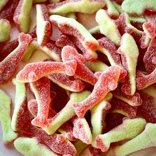 Kiwi Delights Gummy Sour Berry Shark ( 2kg Bag )