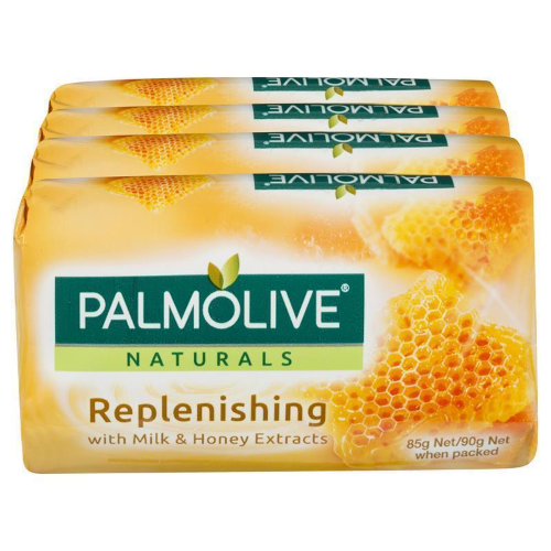 Palmolive Soap Milk & Honey 90g 4pk