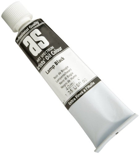 Artist Oil Paint - As Oil 40ml S1 Lamp Black