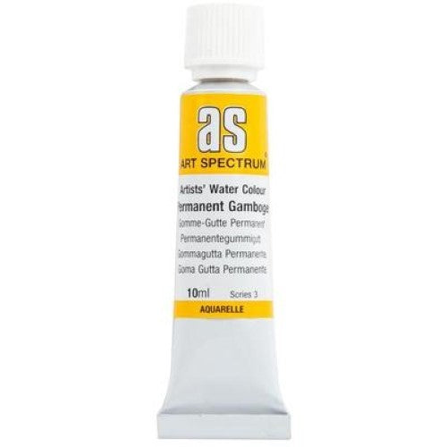 Watercolour Paint - As W/Col 10ml S3 Permanent Gamboge