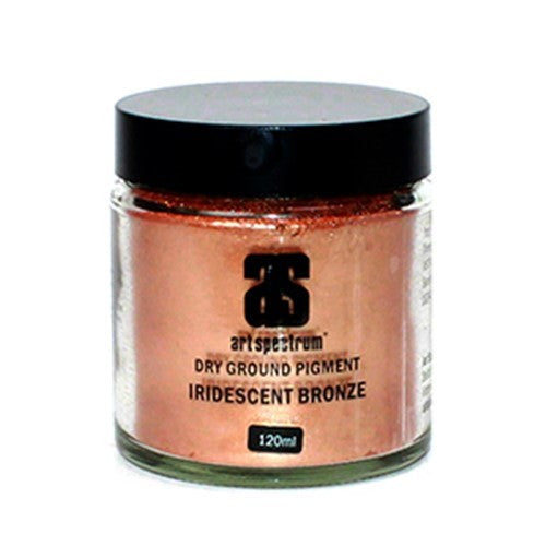 Art Spectrum Dry Ground Pigment in Iridescent Bronze, ideal for vibrant oil, watercolor, and mixed media art.