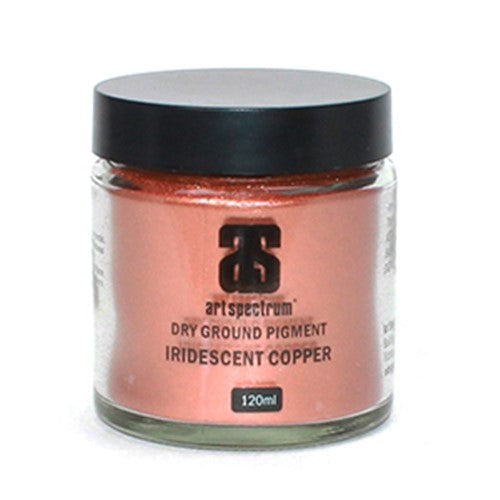 Art Spectrum Dry Ground Pigment in Iridescent Copper, 120ML, ideal for vibrant, luminous art with a shimmering effect.