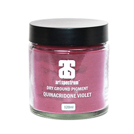 120ML Art Spectrum Quinacridone Violet dry pigment, known for its vibrant, lightfast color, perfect for all artistic mediums.
