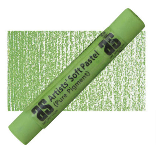 Vibrant Grass Green Artist Pastel N 573, ideal for layering, shading, and blending in fine art without fading.