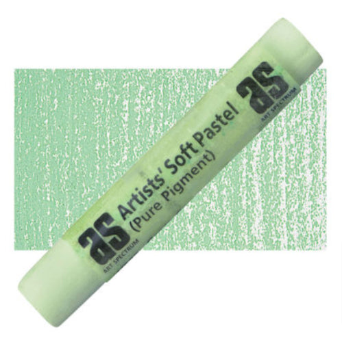 Vibrant grass green pastel stick, soft texture, non-toxic, ideal for professional and hobbyist artists.