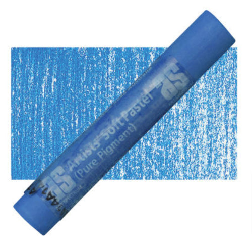 Vibrant Phthalo Blue pastel stick, crafted for smooth blending, intense hues, and safe for all artists.