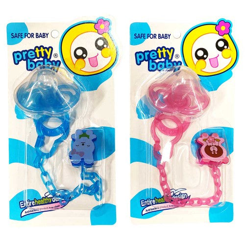 Pretty Baby Teether With Chain ( 6 Pack )