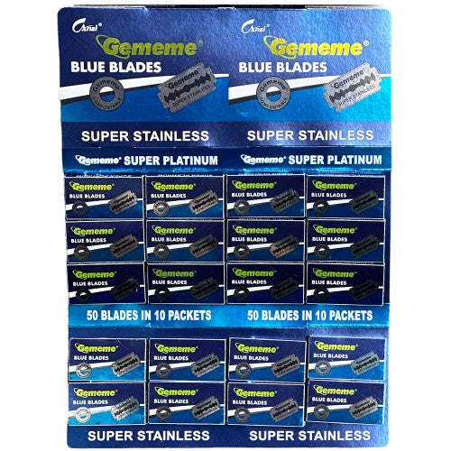 Gememe Super Platinum Blue Blades 10's