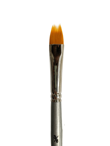 Das S1072c Synthetic Comb 1/4" brush for artists, ideal for precise detailing and vibrant color blending.
