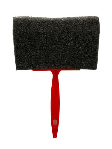 4-inch foam brush with plastic handle for smooth paint application and precise control in art and craft projects.