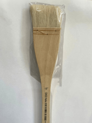 1-inch H001 Hake brush with premium goat hair, ideal for smooth watercolour washes and seamless blending.