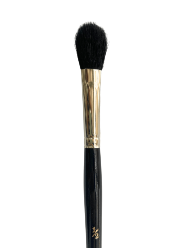 Artist Brush - S755 Black Goat Oval Mop 1/2"