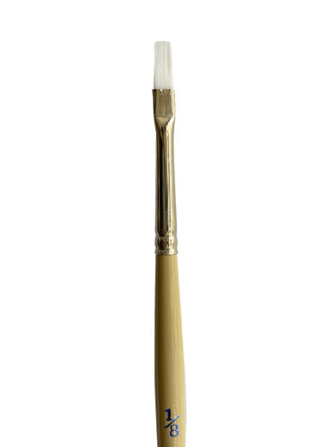 Artist Brush - S9850 White Taklon Rake 1/8"