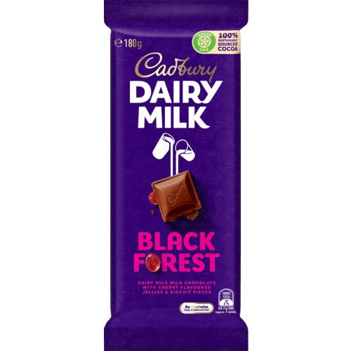 Cadbury Chocolate Block Black Forest 180g ( 15 Pack )