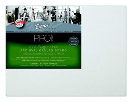 Fdx Archival Linen Panel 8x10" features medium texture linen on acid-free MDF, ideal for vibrant and durable artistic creations.