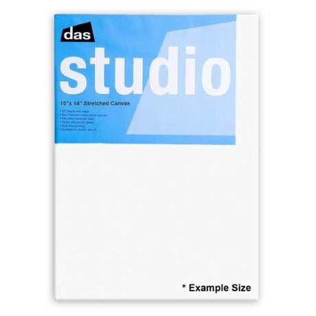 Premium 10x14 inch Artist Canvas, perfect for acrylic, oil, and watercolor painting with a durable, warp-resistant frame.