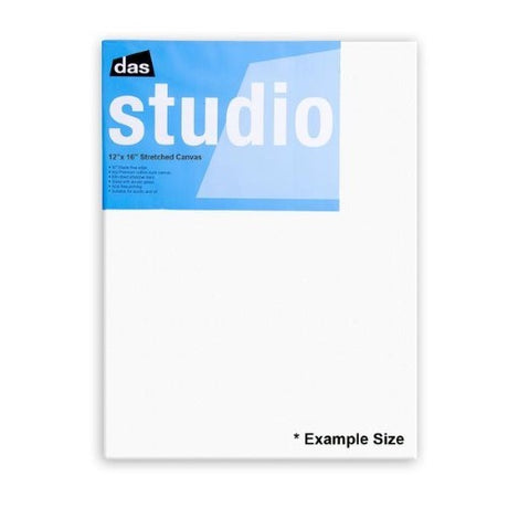 Artist Canvas 12x16 inches, made of natural cotton with a durable wooden frame, ideal for acrylic, oil, and watercolor painting.