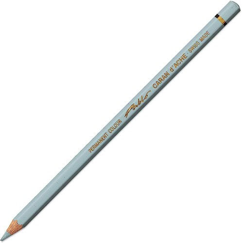 Caran d'Ache Pablo Steel Grey artist pencils, 3-pack, featuring 3.8 mm lead for precision and versatility in art.