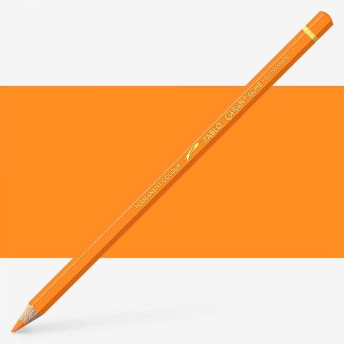 Caran d'Ache Pablo Golden Yellow artist pencil, ideal for vibrant artwork with rich color and precise application.
