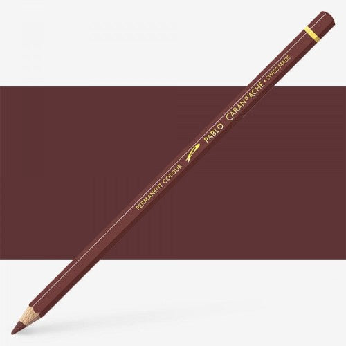 Set of three Caran d'Ache Pablo Bistre artist pencils featuring vibrant colors, high covering power, and eco-friendly design.