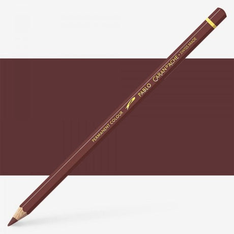 Set of three Caran d'Ache Pablo Bistre artist pencils featuring vibrant colors, high covering power, and eco-friendly design.