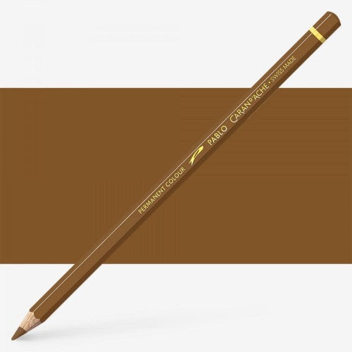 Caran d'Ache Pablo Chestnut artist pencils in a rich color palette, offering exceptional performance for color drawings.