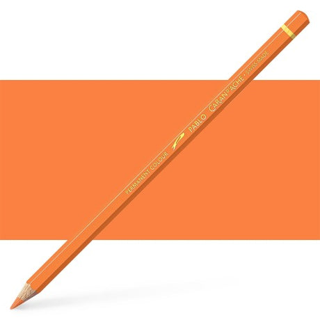 Caran d'Ache Pablo Venetian Red artist pencil, perfect for vibrant, lifelike drawings with exceptional blending and shading capabilities.