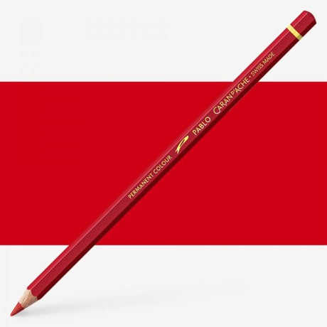 Caran d'Ache Pablo Carmine (3) artist pencils offer vibrant colors and superior coverage for detailed artwork.