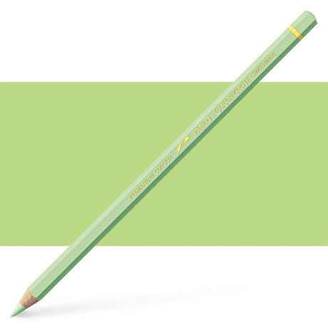 Caran d'Ache Pablo Light Green artist pencil, vibrant color, 3.8 mm lead, ideal for detailed artwork and seamless blending.