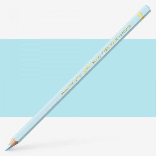 Pablo Bluish Pale artist pencils, 3.8mm leads, vibrant colors, ideal for layering and realist drawing, eco-friendly Swiss quality.