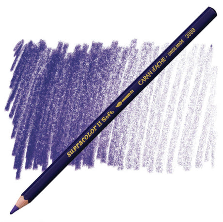 Supracolour Violet (3) artist pencils with water-soluble, vibrant color for blending and creating textured artworks.