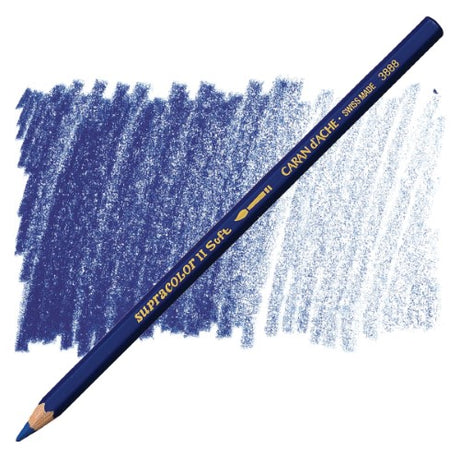 Supracolour Night Blue artist pencils, water-soluble, vibrant color for drawing, shading, and blending, perfect for all artists.