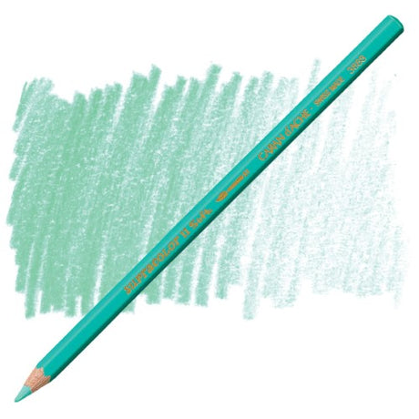 Supracolour Jade Green artist pencils with 3.8 mm lead, ideal for blending and creating vivid, detailed artwork.