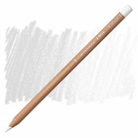 Caran D’ache Luminance White Pencils (Pack of 3) for artists, featuring creamy leads and high light resistance.