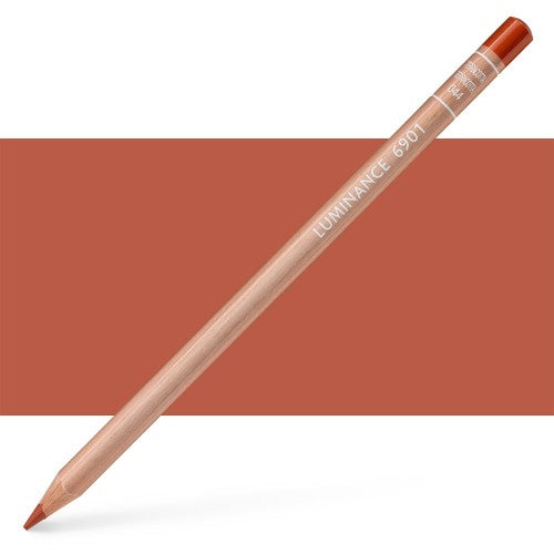 Caran D’ache Luminance Terracotta Pencils, premium quality, creamy lead, eco-friendly wood, vibrant colors for artists.