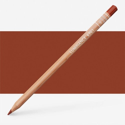 Caran D’ache Luminance Pencils in Natural Russet (3), featuring creamy leads and rich, lightfast colors for artists.