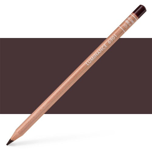 Caran D’ache Luminance Pencils in Carmine Lake, featuring rich color, lightfastness, and creamy 3.8mm lead for artists.