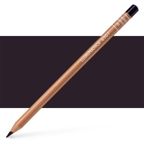 Caran D’ache Luminance Pencil in Indanthrone Blue, featuring creamy lead and exceptional lightfastness for artists.