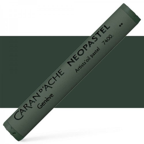 Artist Pastels - Caran D’ache Neopastel Olive Black (Set of 3)