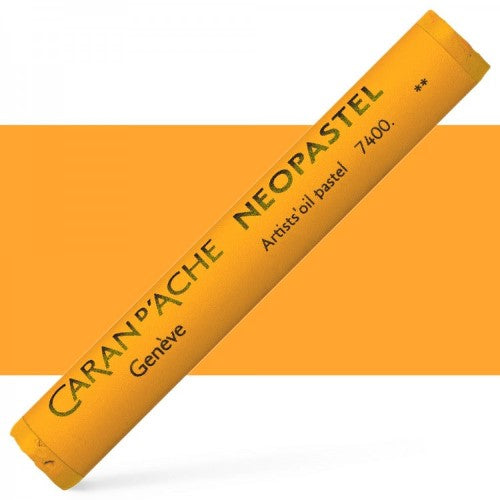 Set of 3 Caran D’ache Neopastel Orange pastels for vibrant, water-resistant art and various creative techniques.