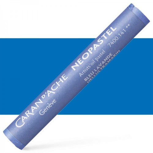 Caran d'Ache Neopastel Sky Blue pastel, soft texture, vibrant pigment for fine art and mixed media projects.