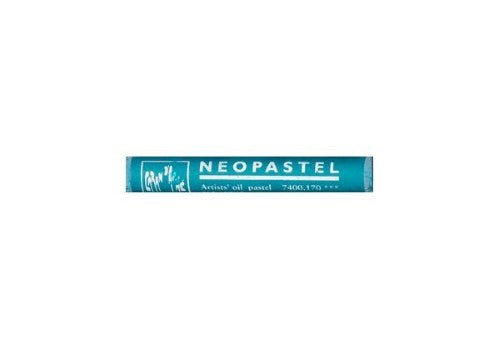 Set of 3 Neopastel Azurite Blue pastels, vibrant colors for blending and shading on various surfaces.