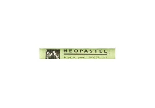 Set of 3 Caran d'Ache Neopastel Lime Green artist pastels, showcasing vibrant color and velvety texture for versatile applications.