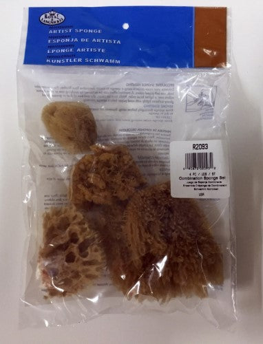 Artist Brush - Royal Sponge Asst Jumbo + 3 Combo